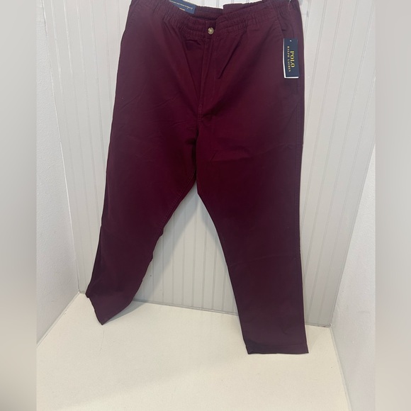 Polo by Ralph Lauren Men's Burgundy Pants - Picture 2 of 5